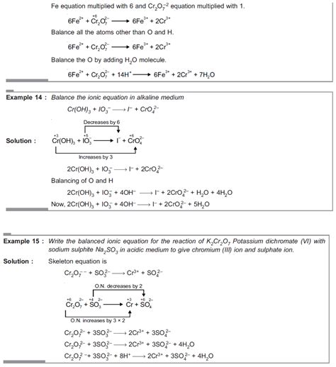 In Oxidation Number Balancing Method The Step Involving The Cross Multiplication Of Electrons To