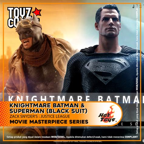Jual Toyz Corner Hot Toys TMS 038 TMS38 Knightmare Batman Superman Black Suit Shopee
