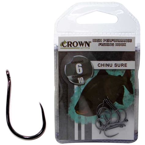 Anzol Crown Chinu Sure Black C Martinelli Pesca E N Utica As