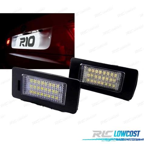 LUCES MATRÍCULA PARA AUDI Q5 A4 A5 A1 TT VOLKSWAGEN VW PASSAT B6 KOMBI