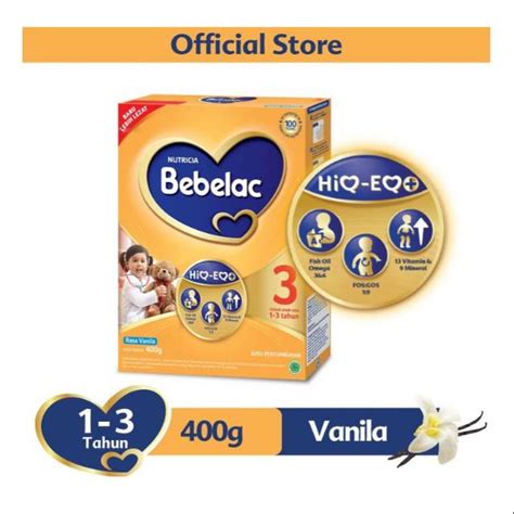 Jual Bebelac 3 Susu Pertumbuhan Fos Gos Vanila 400G Shopee Indonesia