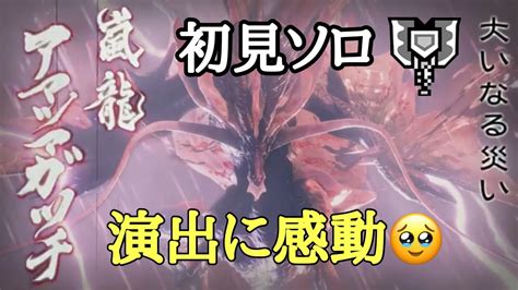 【mhr Sb】嵐龍アマツマガツチ初見ソロ討伐⚔粋な演出に感動🥹チャージアックス🪓サンブレイク Youtube