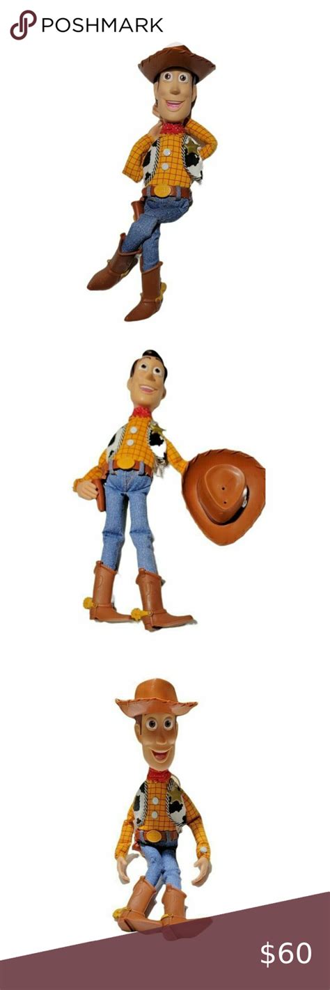 Thinkway Talking Sheriff Woody Doll Toy Story Very Good Condition