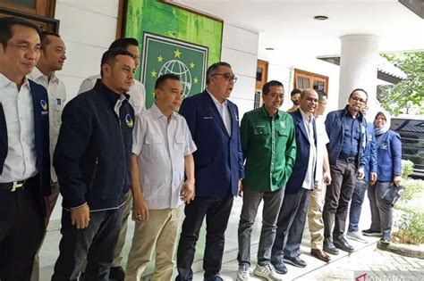 Dpp Partai Nasdem Kunjungi Pkb Gerindra Ke Sekber