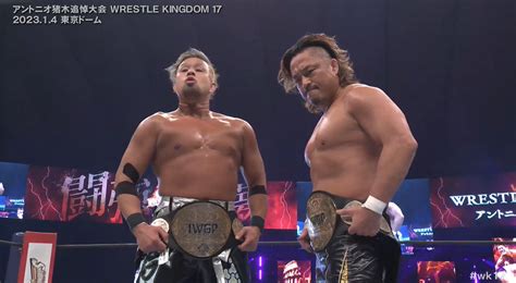 NJPW Wrestle Kingdom 17 Results Bishamon Leave AEWs FTR Beltless By