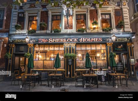 The Sherlock Holmes Pub London Uk Stock Photo Alamy