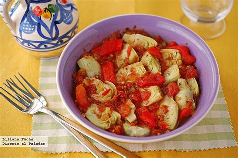 Ensalada De Alcachofas Con Tomate Receta De Cocina F Cil Sencilla Y