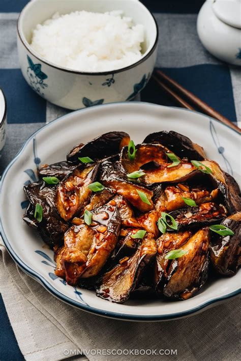 Chinese Eggplant with Garlic Sauce 红烧茄子 Omnivore s Cookbook