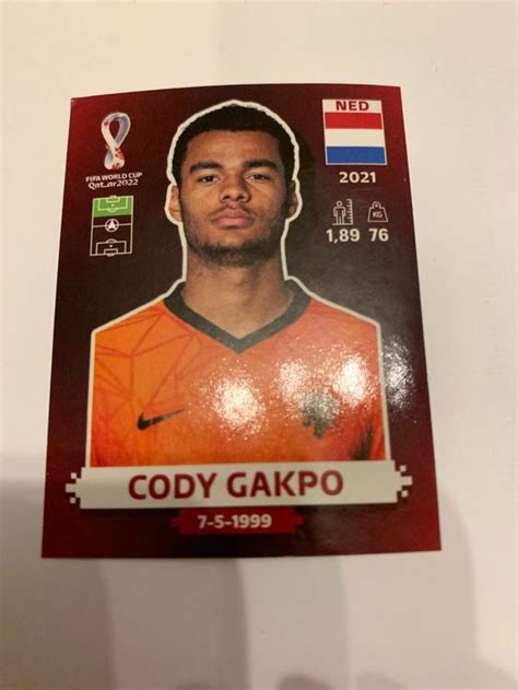 Panini Wm Cody Gakpo Ned Kaufen Auf Ricardo