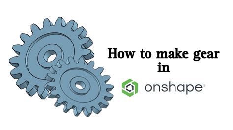 Tutorial Membuat Gear Versi Mudah Dan Simple Di Onshape YouTube