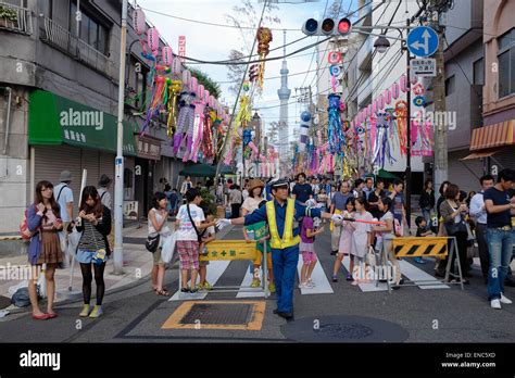 Tanabata Festival Kappabashi Street Stock Photo Alamy