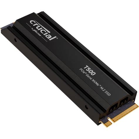 Ssd Crucial T To Pcie Gen Nvme M Avec Dissipateur Thermique