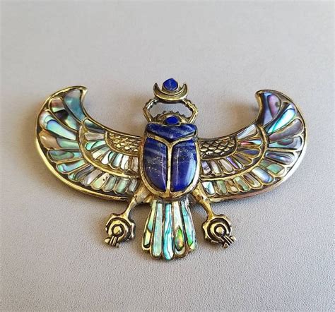 Pectoral Of Tutankhamon Lapislazuli Egyptian Scarab Necklace Etsy