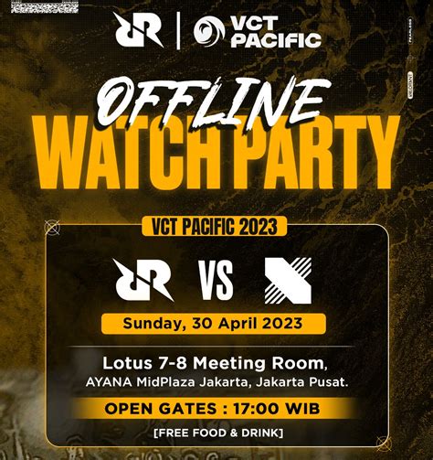 Team RRQ On Twitter Jangan Lupa Ikutan Offline Watch Party Vs Raja