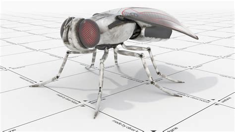 Robot Fly 3d Model Cgtrader