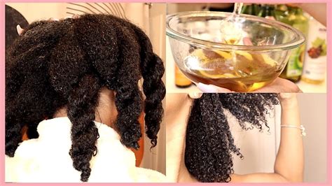 Diy Hot Oil Treatment For 4a 4b 4c Natural Hair Extreme Growth