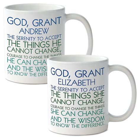 Serenity Prayer Personalized Mugs Current Catalog