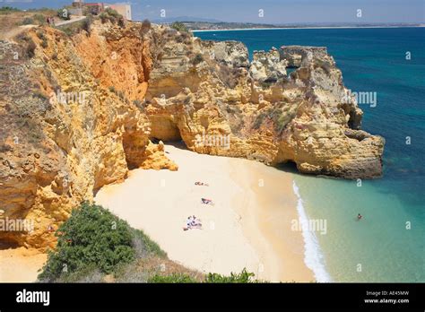 Batata Strand Lagos West Algarve Algarve Portugal Europa