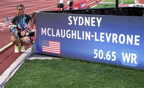 Sydney McLaughlin Levrone Lowers 400 Hurdles World Record Again For