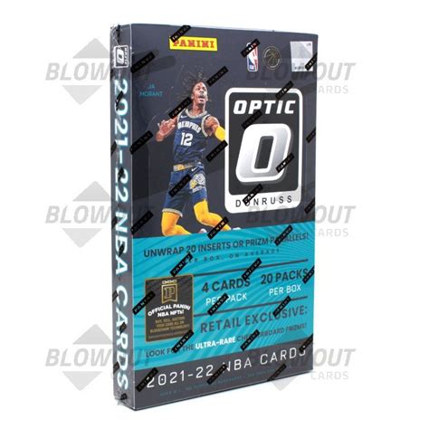 2021 22 Panini Donruss Optic Basketball Retail Box