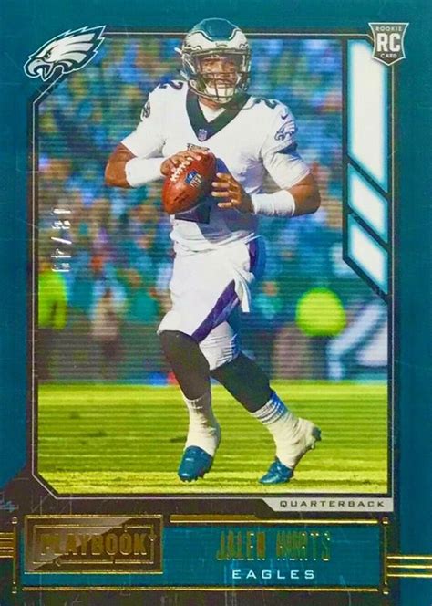 Jalen Hurts 2020 Playbook 112 Gold 49 PSA 10 Price Guide Sports