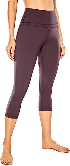 Crz Yoga Women S Naked Feeling High Waist Active Pants Cropped Tights