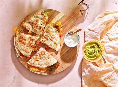 Quesadillas Met Paprika Kaas En Champignons Recept Allerhande