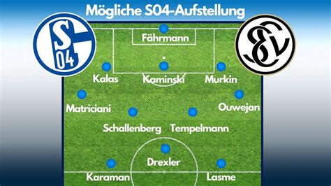 Schalke Aufstellung Gegen Elversberg Die S04 Startelf Ist Da