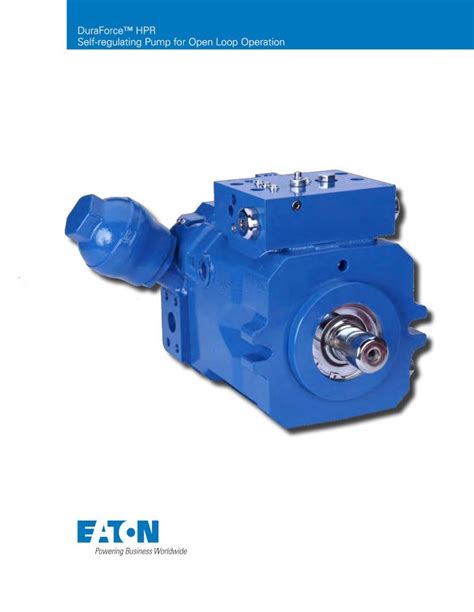 Pdf Duraforce Hpr Self Regulating Pump For Open Loop Ertansoydan