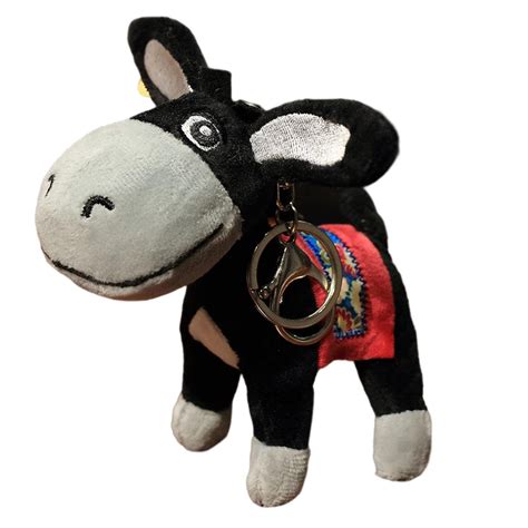 Temacd Donkey Pendant Embroidered Filling Full Cartoon Decorative PP