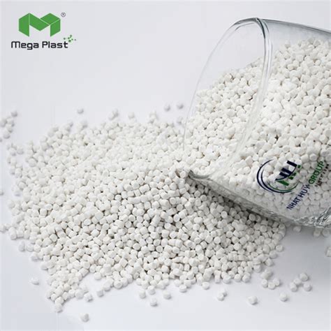 White Calcium Filler Masterbatch For Blown Film Plastic Bags Garbage