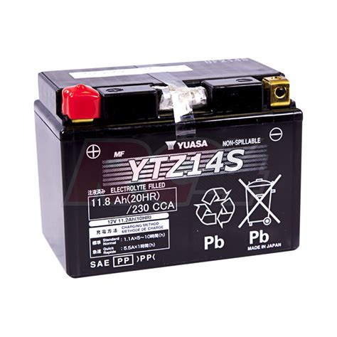 Bateria Yuasa YTZ14S RC4