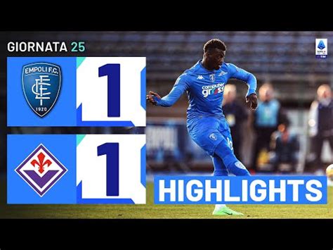 Empoli Fiorentina Highlights Giornata Serie A Tim