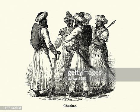 Gurkha Warriors 19th Century High-Res Vector Graphic - Getty Images