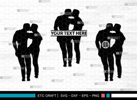 Gay Couple Silhouette Designs Graphics