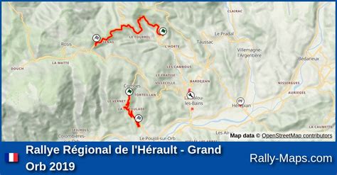 Maps Rallye R Gional De L H Rault Grand Orb Coupe Rally