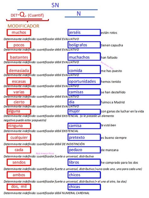 Lenguayliteraturap Los Determinantes SegÚn La Ngle