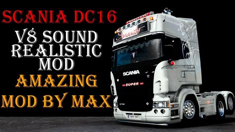 Ets Scania Rjl V Best Sound Mod Youtube