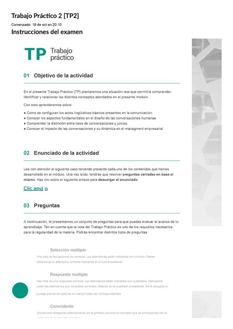 Examen Trabajo Pr Ctico Tp Grupo Y Liderazgo Trabajo Pr Cco