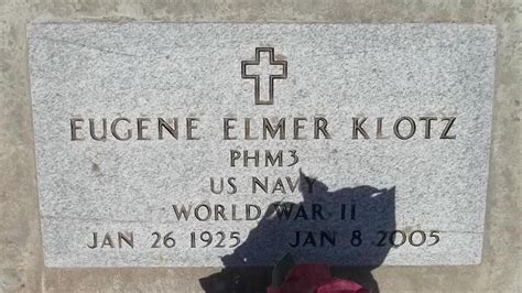 Eugene Elmer Klotz M Morial Find A Grave