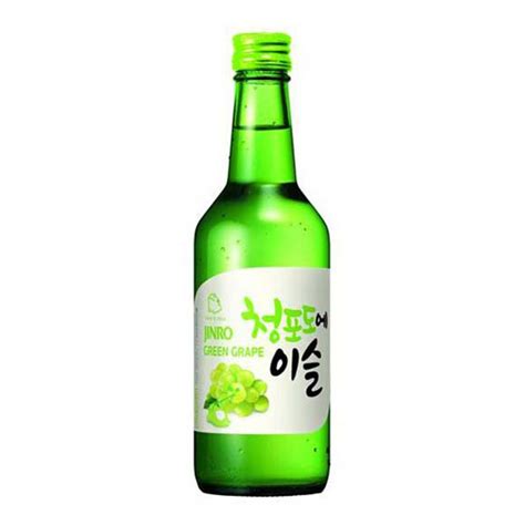 Спиртовой напиток Jinro Green grape Soju «Соджу Джинро со вкусом и ...