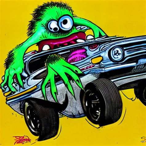 Rat Fink By Ed Big Daddy Roth Stable Diffusion Openart