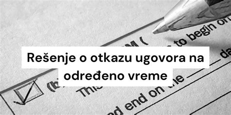 Rešenje o otkazu Kako ga ispravno doneti Vodič za poslodavce