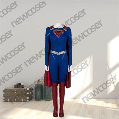 Womens Adult Supergirl Costume Tv Show Costume Etsy