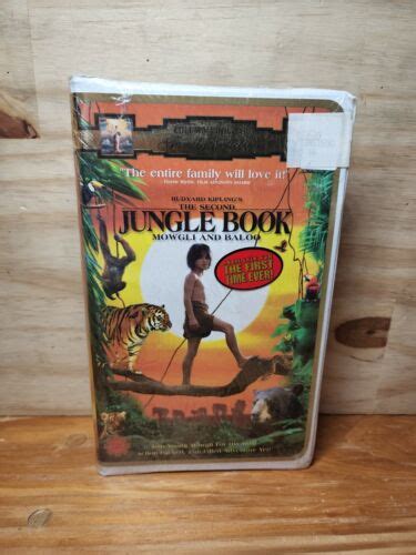 Rudyard Kipling S The Second Jungle Book Mowgli And Baloo Vhs Clam