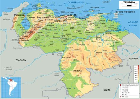 Venezuela Map - Guide of the World