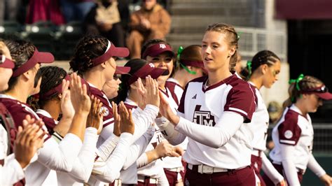 Photo Gallery Aggie Softballs Weekend Series Vs Georgia At Davis