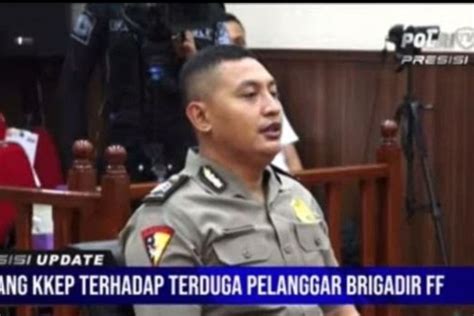 Inilah Brigadir FF Perampas HP Wartawan Saat Meliput Kasus Brigadir J