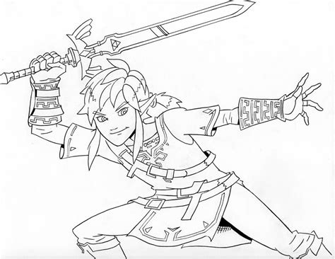 35 Clever Collection Link Coloring Pages Breath Of The Wild 17 Best