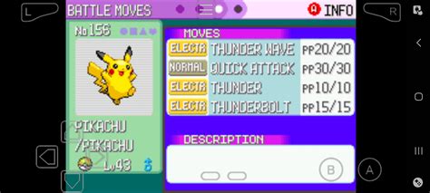 Pikachu Moveset Rpokemonemerald